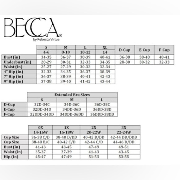 BECCA Women's Line in the Sand One-Piece Swimsuit Blue L - Picture 16 of 16